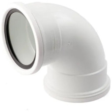 PVC BEND 110MM 90D SV PLAIN